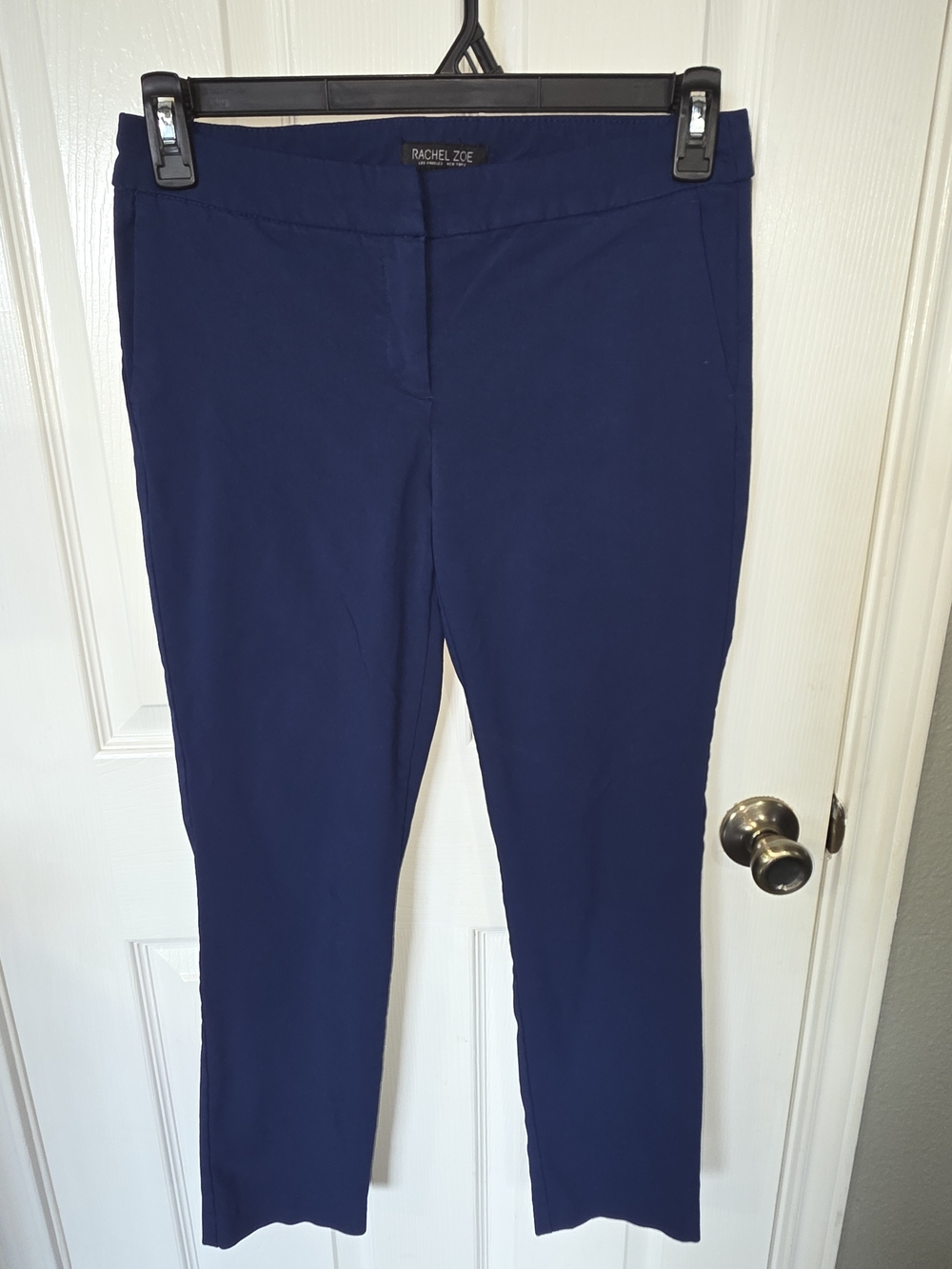 New York & Company Navy Slim Ankle Pants